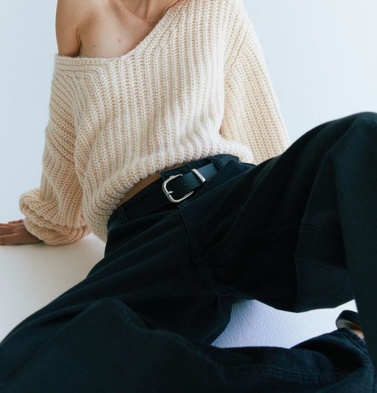 Rib-knit Sweater