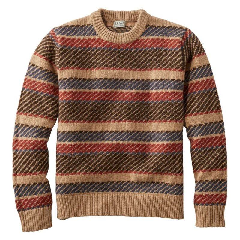 men’s wool sweater crew neck