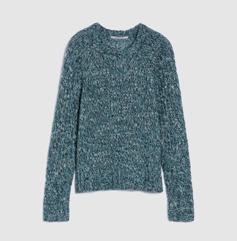 Lurex-embellished mouliné sweater